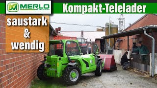 Kompakter Teleskoplader im Schweinestall Einsatz [upl. by Yesoj854]