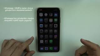 WhatsApp video kalitesi düşmeden video gönderme iPhone whatsapp hileleri v1 [upl. by Etan]