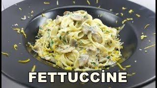 Kremalı Mantarlı Fettuccine  Kremalı Mantarlı Makarna [upl. by Fritzsche]