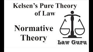 Kelsons Pure Theory of Law Normative Theory  Jurisprudence  Law Guru [upl. by Namwen]