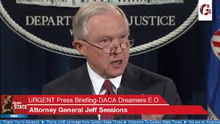 BREAKING NEWS Attorney General Jeff Sessions ENDS The DACA DREAMER Program [upl. by Akela]