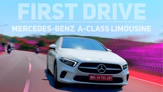 MercedesBenz AClass Limousine Sedan First Drive  A List of Flauntworthy Features [upl. by Elden]