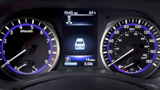 2015 INFINITI Q50  Vehicle Information Display [upl. by Rust]