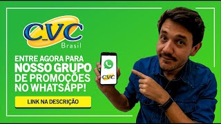 Como comprar PACOTE DE VIAGEM barato na CVC Viagens  Grupo Exclusivo de PROMOÇÕES CVC viagens [upl. by Tteragram]