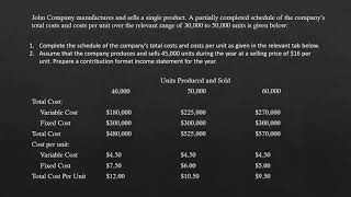 Managerial Accounting  Cost Behavior  Contribution Format Income Statement [upl. by Destinee]