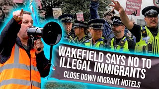 WAKEFIELD STANDS UP enoughisenough wakefield migrantcrisis [upl. by Deeyn]