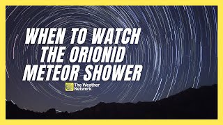 Orionid Meteor Shower When To See Debris From Halleys Comet In The Night Sky [upl. by Drofdeb663]