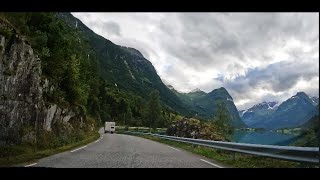 Hjelledalen Gamle Strynefjellsveg  Olden Norway [upl. by Ragnar300]