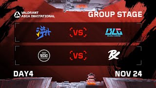 TE vs BLG  EDG vs PRX  Group Stage  DAY 4  VALORANT Radiant Asia Invitational [upl. by Htomit173]