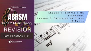 PART 1 of 3  ABRSM Grade 2 Music Theory Revision [upl. by Esemaj202]