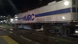 MARC Commuters and Freight Trains in Maryland [upl. by Ajax]