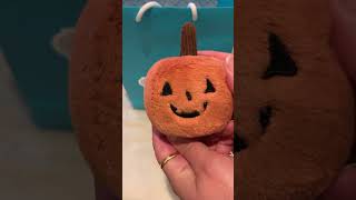 Unboxing the Jellycat Pumpkin Plush from the Halloween Collection 🎃  Galeries Lafayette Paris Find [upl. by Leirbag417]