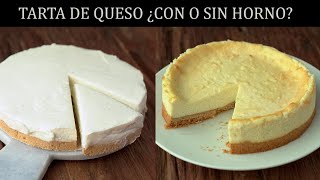 Tarta de queso CON o SIN horno con los mismos ingredientes [upl. by Marianne86]