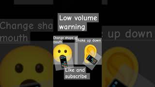 Low volume warning phone trick [upl. by Johnsten904]