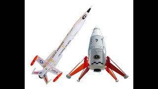 Estes Rocket Interceptor and Mars lander 3d Printer build and flight [upl. by Nosnah161]