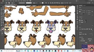 Cartoon Animator 5 cartoon character processing for character rigging and animation [upl. by Ernest]