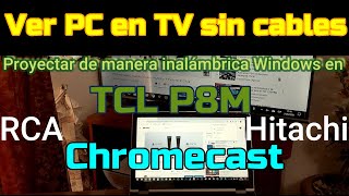 Proyectar laptop a smart tv Conectar laptop a smart tv sin cables Proyectar escritorio en smart tv [upl. by Ayardna175]