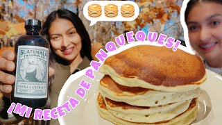 NUESTRA VAINILLA ESTA DISPONIBLE DE NUEVO🎊💕🥰 Mi RECETA de panqueques 🥞🤤esponjocitos [upl. by Alded]