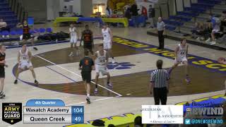 Pro Look Shootout  Queen Creek vs Wasatch Academy Varsity [upl. by Tebasile912]