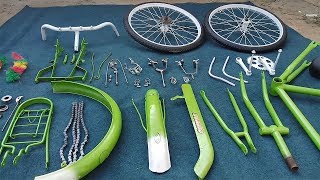 Old Bicycle Restoration and Assembling  Complete Restoration [upl. by Htaras42]