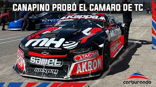 Turismo Carretera  Agustín Canapino probó el Camaro en La Plata [upl. by Einhorn]