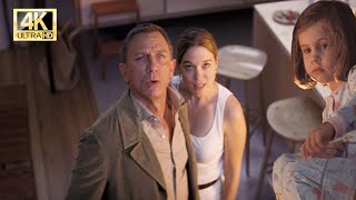 James Bond Meets His Daughter quotMathildequot For The First Time In No Time to Die  4K Movie Clips [upl. by Aleek]