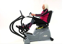 PhysioStep LXT  Recumbent Linear Cross Trainer by HCI Fitness [upl. by Maxi963]