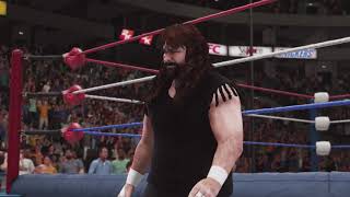 CACTUS JACK 92  ENTRANCE amp FINISHERS  WWE 2K18 [upl. by Felicle]