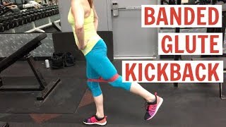 Banded Glute Kickback [upl. by Winola]