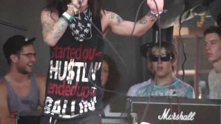 Warped Tour 2009  Breathe Carolina  See You Again Miley Cyrus Cover  Live High Quality [upl. by Lewis]