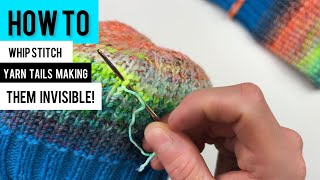 Weave in Ends with the Whip Stitch  Knitting Tips  knitting knit [upl. by Quennie252]