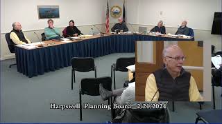 Harpswell Planning Board Meeting 2212024 [upl. by Brawley312]