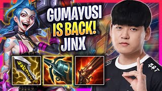 GUMAYUSI IS BACK TO KOREA SOLOQ WITH JINX  T1 Gumayusi Plays Jinx ADC vs Ezreal  Season 2023 [upl. by Repmek]