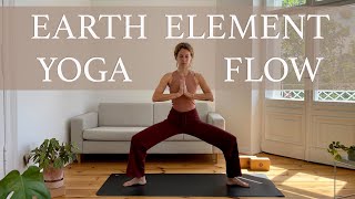 Earth Element Yoga Flow For Grounding  35 Min Vinyasa Yoga [upl. by Amein]