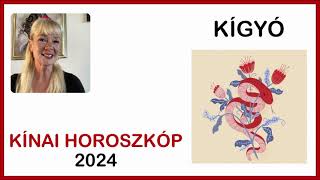 Kínai Horoszkóp Kígyó 2024  éves előrejelzés [upl. by Eardna]