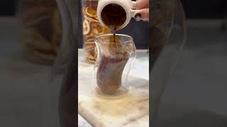 Salted caramel macchiato coffee coffeerecipe falldrinks fallrecipes macchiato espresso [upl. by Roinuj]