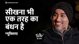 Seekhna Bhi Ek Tarah Ka Bandhan Hai  The Slow Interview Clips nucleya electronicmusic music [upl. by Karena]