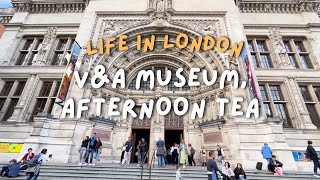 london vlog  vampa museum afternoon tea hosting lunch  Week 34  life in london [upl. by Orin]