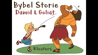 Bybel storie vir Kleuters  Dawid en Goliat [upl. by Noxin]