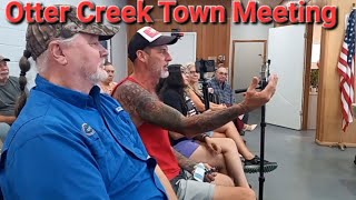 Pt1 Otter Creek Fl Town Meeting New Council Seat Filled [upl. by Ettedranreb815]