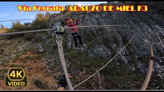 Vía Ferrata ARAUZO DE MIEL K3 BURGOS [upl. by Yemar631]