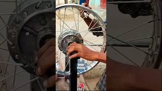 How To Install Spokes On Bike Wheels motorcycle motorcyclewheel spokesonwheel restoration [upl. by Orola]