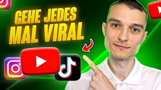 So geht JEDES Kurzvideos VIRAL auf Instagram TikTok und Youtube 2024 [upl. by Gillman]