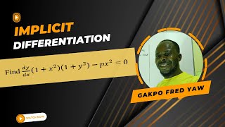 Calculus 2  Implicit Differentiation  WASSCE 2007 [upl. by Enilram639]