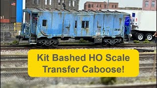 Kit Bash an HO Scale Transfer Caboose [upl. by Leeth]