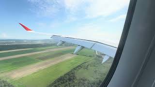 Aeroflot Airbus A350900 RA73156 landing Vladivostok Airport Russia [upl. by Ahsinar]