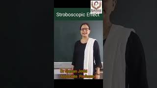 Stroboscopic Effect Explanation  Dr Suman Joshi [upl. by Kuhn]