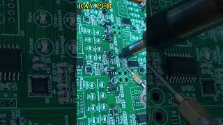 Small Tool  PCB Circuit Board Pin Drag Soldering  Easy Way  RAYPCB [upl. by Gorlin]