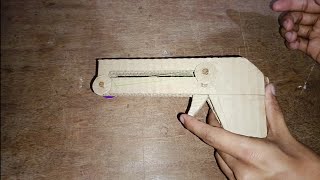 How to make hand gun with cardboard [upl. by Arretahs]