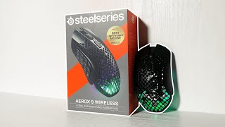 Best Gaming Mouse SteelSeries Aerox 9 Wireless Unboxing [upl. by Mellisa195]